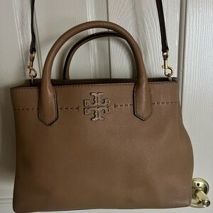 Tory Burch McGraw Triple Compartment
Leather Satchel 👜 With dust bag